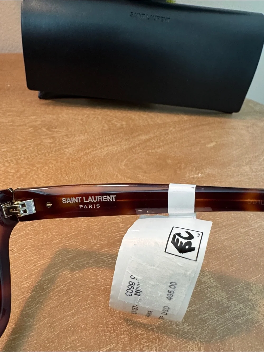 NWT Women’s Saint Laurent Havana Tortoise Sunglasses